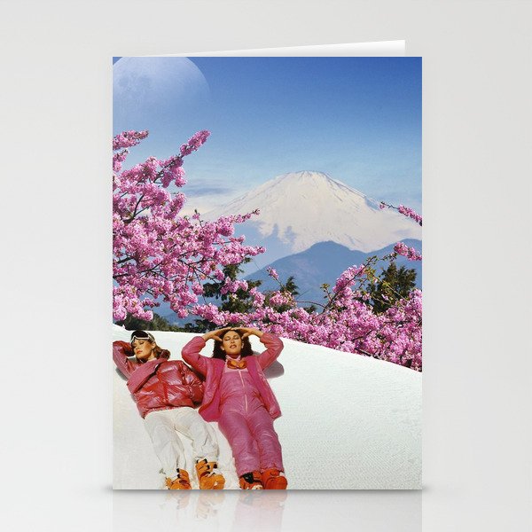 Spring Skiing Stationery Card Gallery Image 2