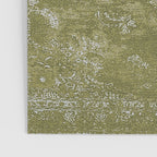 Antique Persian Vintage Rug Print Olive Green Poster Gallery Image 3