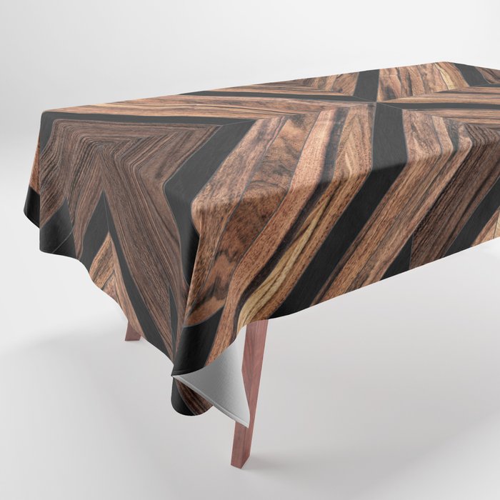 Urban Tribal Pattern No.3 - Wood Tablecloth Gallery Image 1