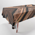 Urban Tribal Pattern No.3 - Wood Tablecloth Gallery Image 1