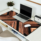 Urban Tribal Pattern No.3 - Wood Desk Mat Gallery Image 2