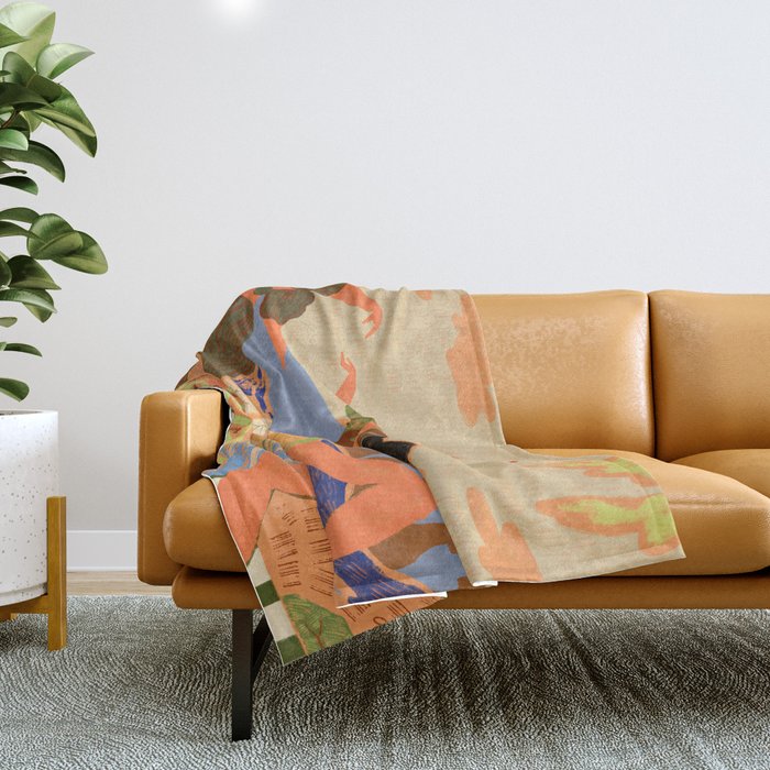 Summer Soiree Throw Blanket Gallery Image 1