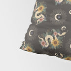 Year of the Snake 2025 - Black Pillow Sham Gallery Image 4