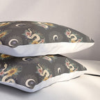 Year of the Snake 2025 - Black Pillow Sham Gallery Image 3