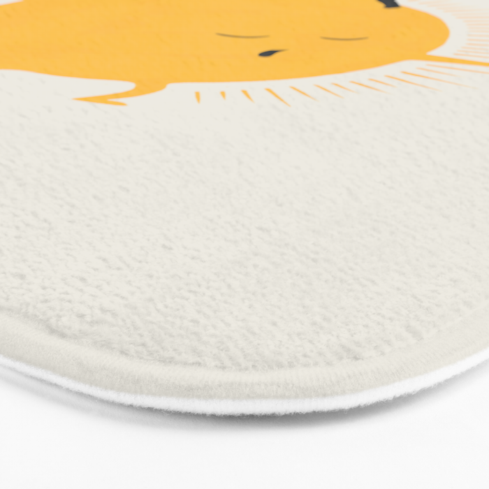 Good Meowâing 9 yoga warrior II Bath Mat Gallery Image 3