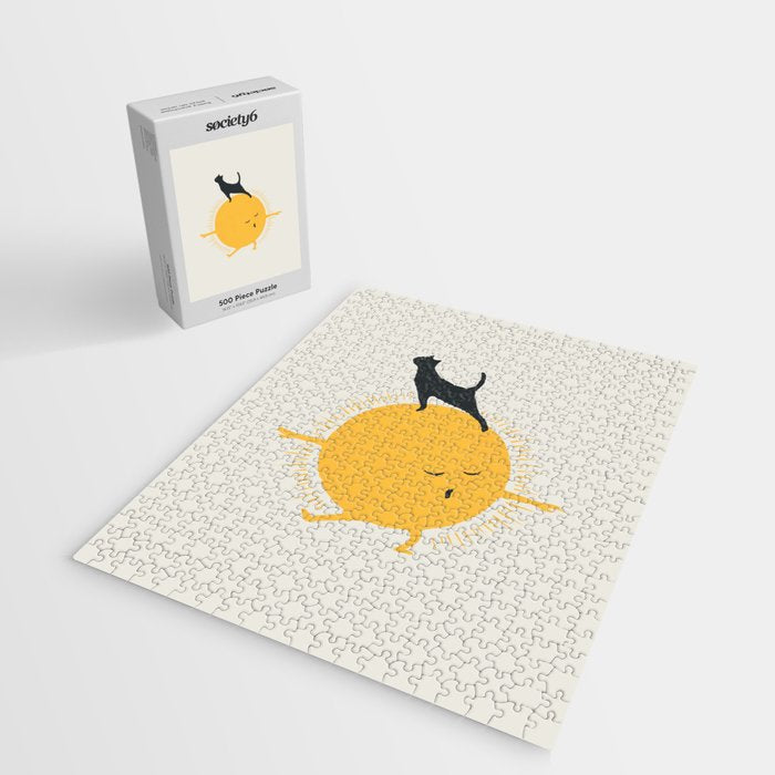 Good Meowâing 9 yoga warrior II Jigsaw Puzzle Gallery Image 2