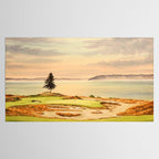 Chambers Bay Golf Course 15th Hole Tablecloth Gallery Image 2