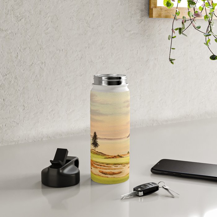 Chambers Bay Golf Course 15th Hole Water Bottle Gallery Image 4