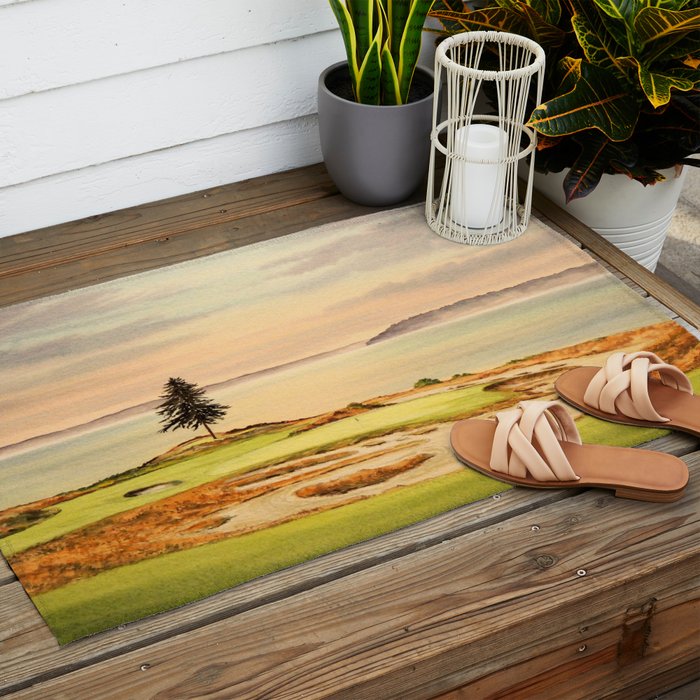 Chambers Bay Golf Course 15th Hole Outdoor Rug Gallery Image 2