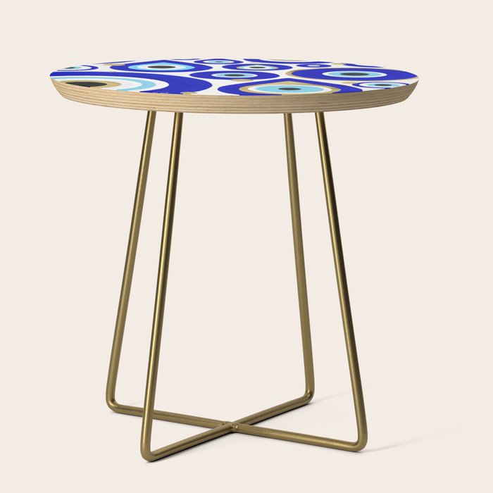 Evil Eye Charms on White Side Table Gallery Image 1