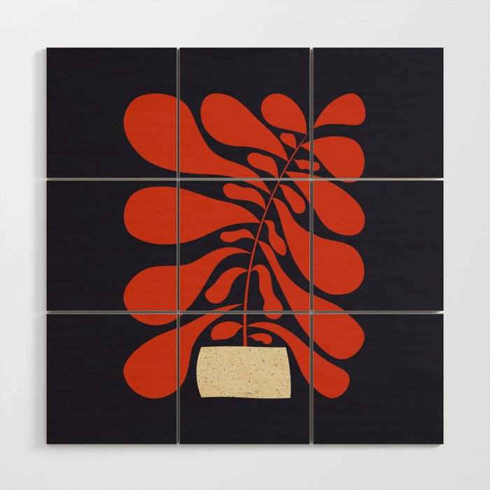 Lazy Plant #1 Wood Wall Art Gallery Image 1