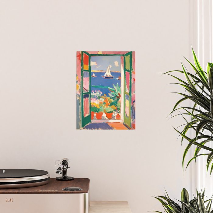 Sea View from the Window  Poster Gallery Image 2