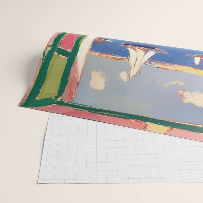 Sea View from the Window  Wrapping Paper Gallery Image 2