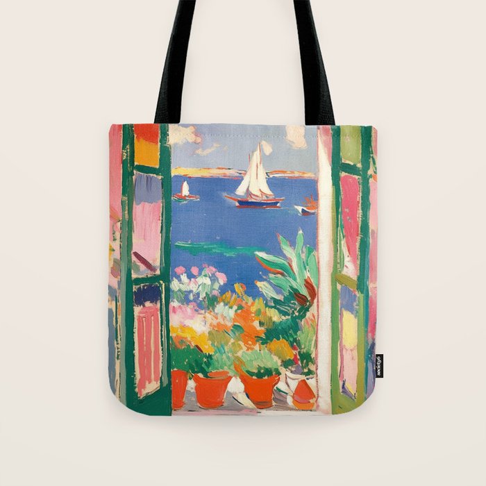Sea View from the Window  Tote Bag Gallery Image 1
