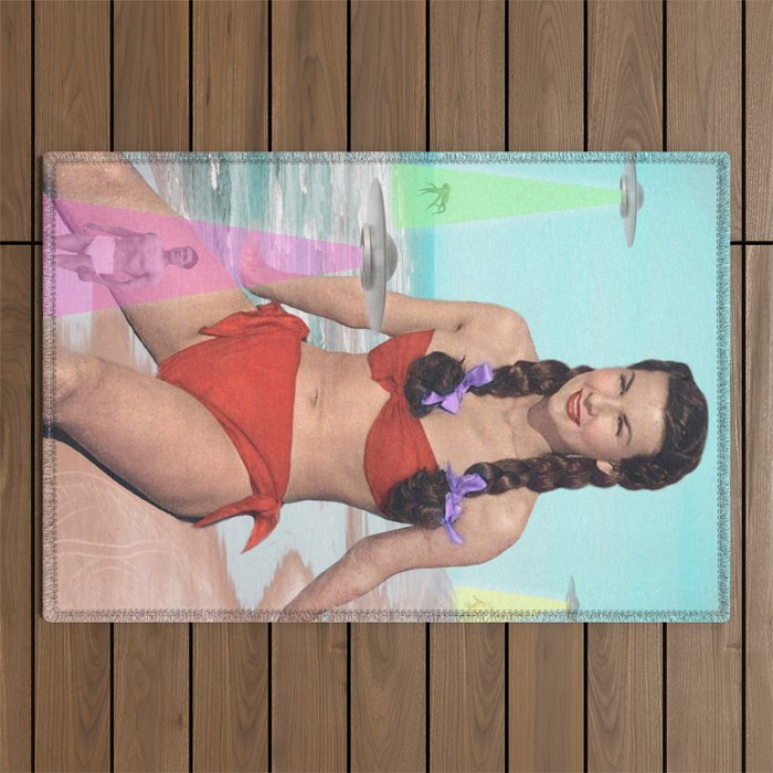 Abductions on the Beach Outdoor Rug Gallery Image 1