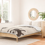 Abstract line art eyes 2 Duvet Cover Gallery Image 2