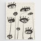 Abstract line art eyes 2 Jigsaw Puzzle Gallery Image 1