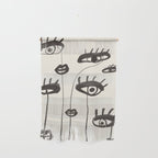 Abstract line art eyes 2 Wall Hanging Gallery Image 1