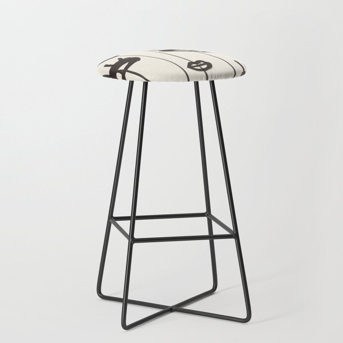 Abstract line art eyes 2 Stool Gallery Image 1