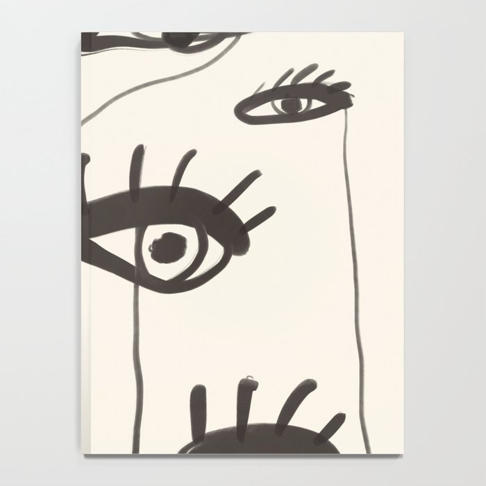 Abstract line art eyes 2 Notebook Gallery Image 4