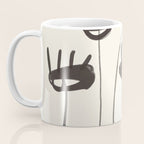 Abstract line art eyes 2 Coffee Mug Gallery Image 3