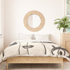 Abstract line art eyes 2 Duvet Cover Gallery Image 3