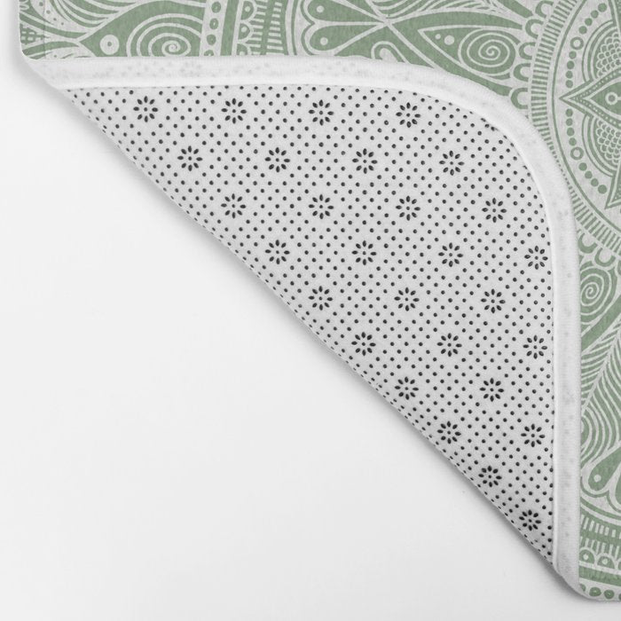 Bloom- Sage Green Bath Mat Gallery Image 2