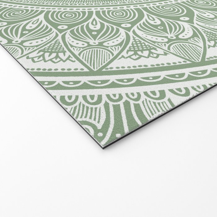 Bloom- Sage Green Welcome Mat Gallery Image 2