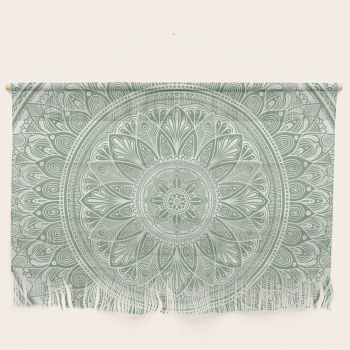Bloom- Sage Green Wall Hanging Gallery Image 1