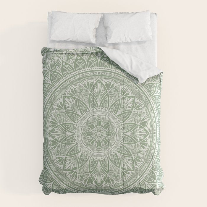 Bloom- Sage Green Comforter Gallery Image 6