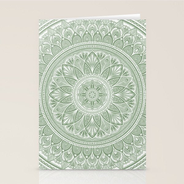 Bloom- Sage Green Stationery Card Gallery Image 1