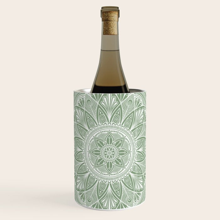 Bloom- Sage Green Wine Chiller Gallery Image 1