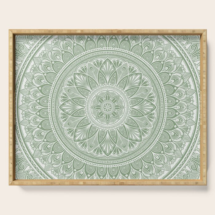Bloom- Sage Green Serving Tray Gallery Image 1