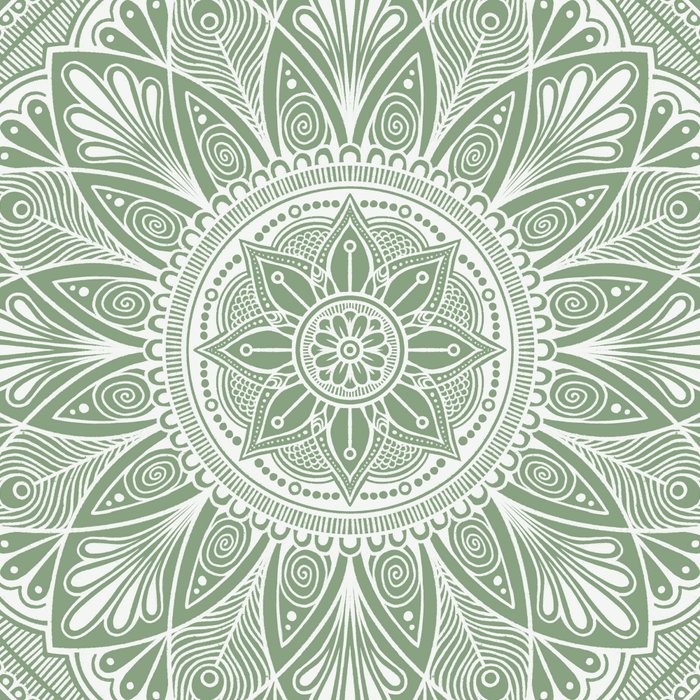 Bloom- Sage Green Coffee Mug Gallery Image 2