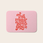 This Must Be The Place (Pink/Red Palette) Bath Mat Gallery Image 1