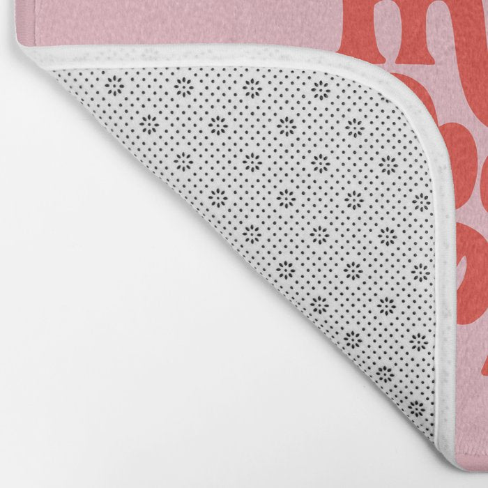 This Must Be The Place (Pink/Red Palette) Bath Mat Gallery Image 2