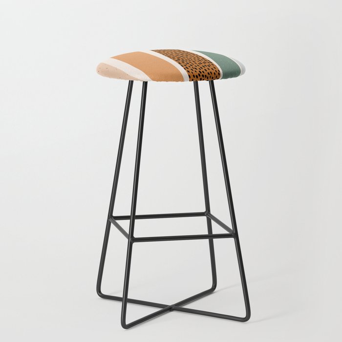 Patterned Rainbow Stool Gallery Image 1