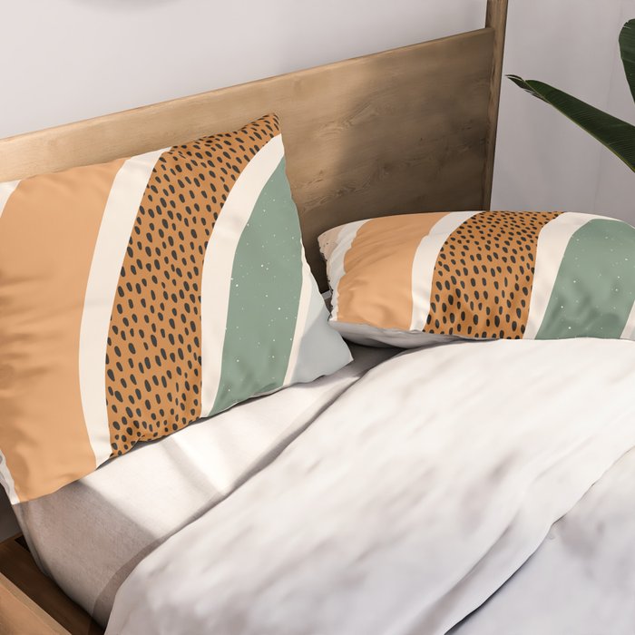 Patterned Rainbow Pillow Sham Gallery Image 2