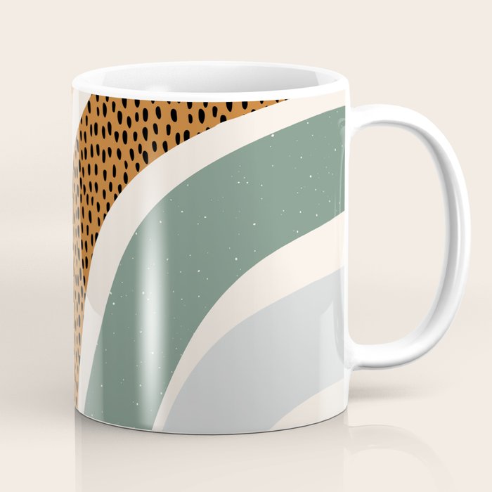 Patterned Rainbow Coffee Mug Gallery Image 1