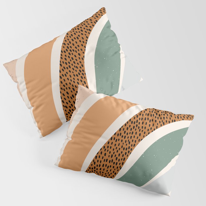 Patterned Rainbow Pillow Sham Gallery Image 3