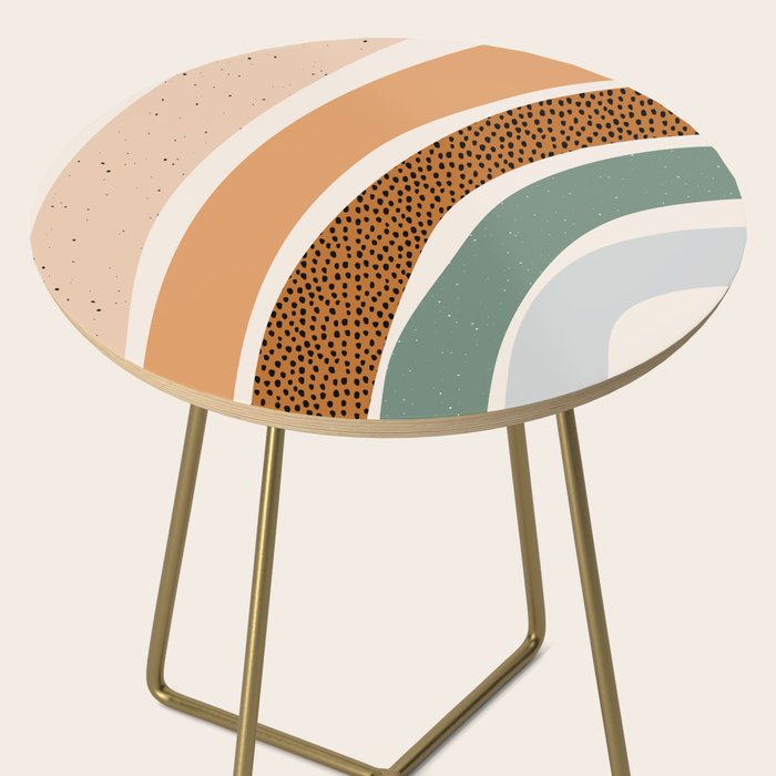Patterned Rainbow Side Table Gallery Image 2
