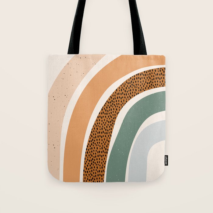 Patterned Rainbow Tote Bag Gallery Image 1