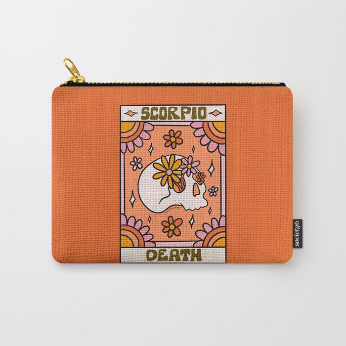 Scorpio Tarot Card Carry All Pouch Gallery Image 1