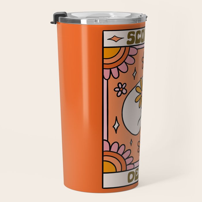 Scorpio Tarot Card Travel Mug Gallery Image 3
