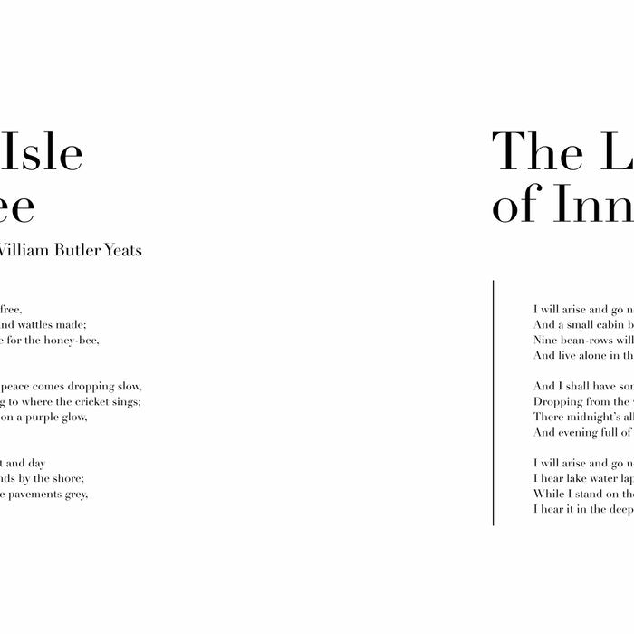 The Lake Isle of Innisfree by William Butler Yeats Coffee Mug Gallery Image 2