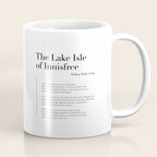 The Lake Isle of Innisfree by William Butler Yeats Coffee Mug Gallery Image 1