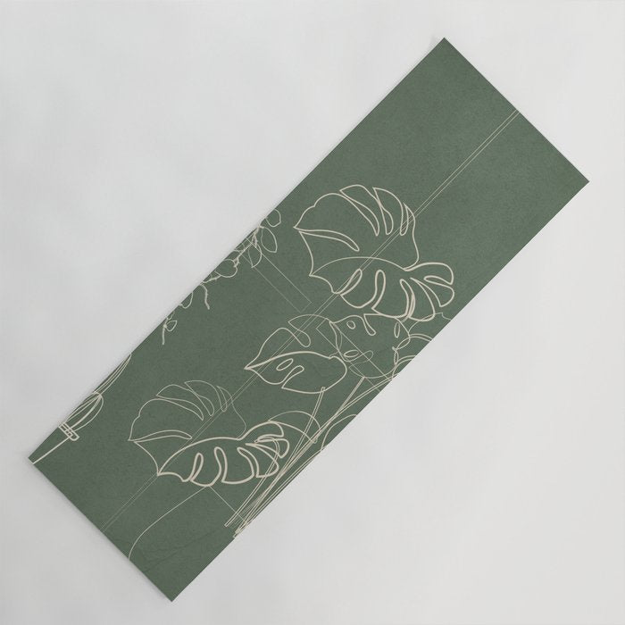 Minimal Window With Potted Plants 2 Yoga Mat Gallery Image 1