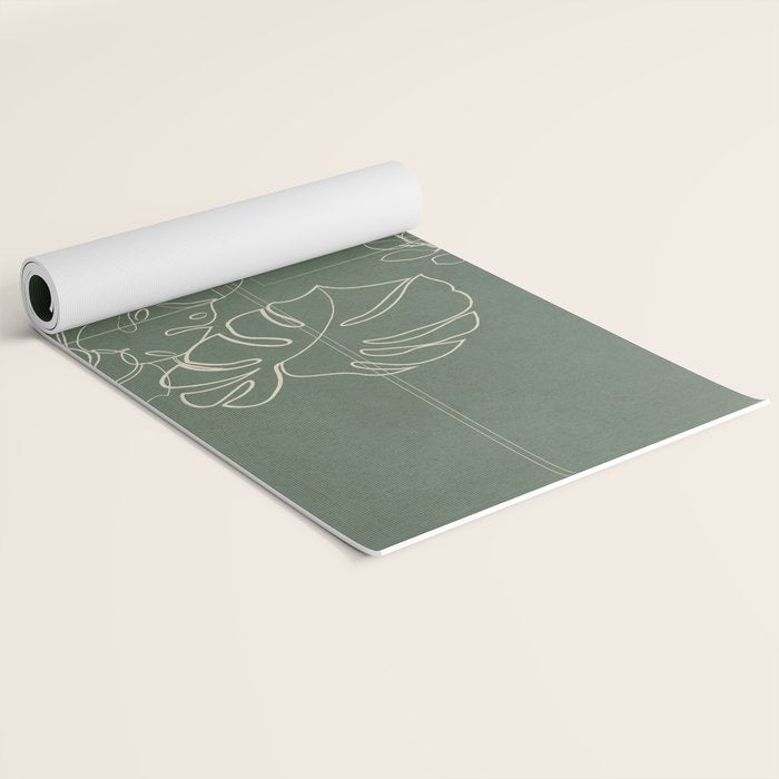 Minimal Window With Potted Plants 2 Yoga Mat Gallery Image 2