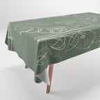Minimal Window With Potted Plants 2 Tablecloth Gallery Image 1