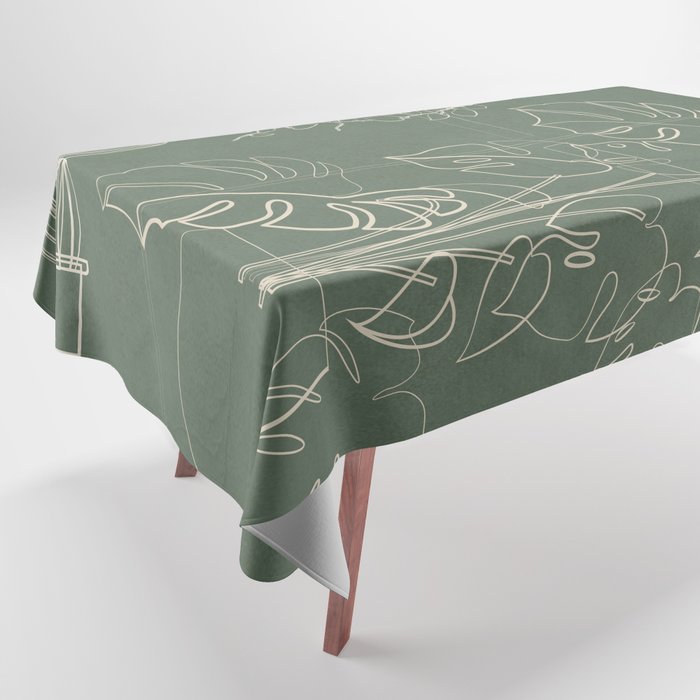 Minimal Window With Potted Plants 2 Tablecloth Gallery Image 1